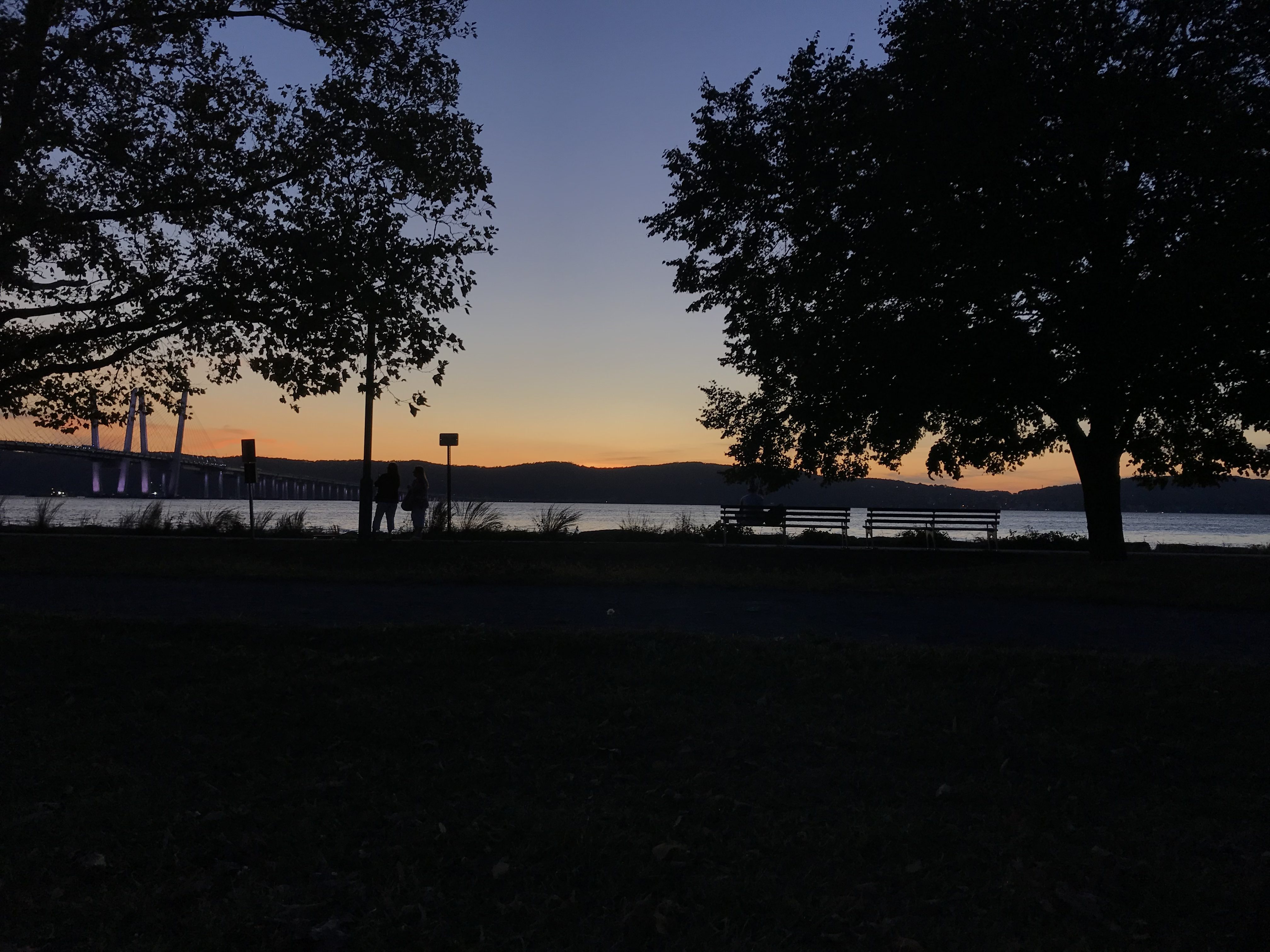 During sunset